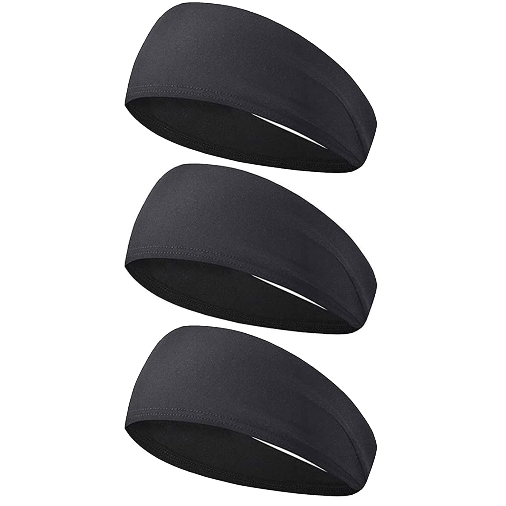 ノーブランド品 ヘッドバンド 3枚セット ヘアバンド メンズ スポーツターバン 汗止め 広幅 薄型 束縛感ゼロ 肌触り 伸縮性あり 吸汗速乾 通気性 洗顔 運動用 柔らかい ランニング ダンス ヨガ ジョギング オールシーズン 男女兼用